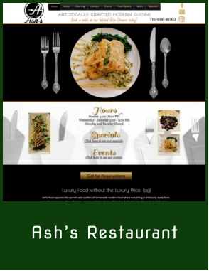 restaurant webdesign