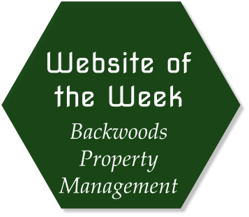 Website of the Week  Backwoods Property Management
