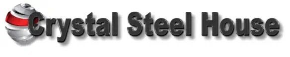 crystal steel house logo