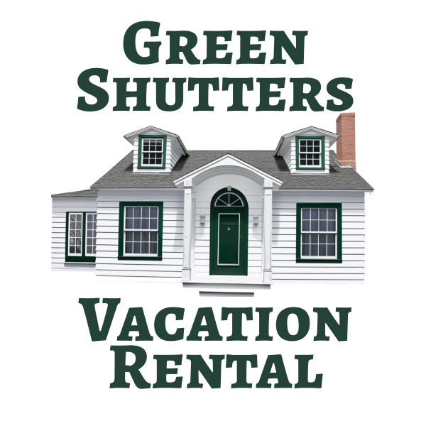 Logo for Green Shutters Vacation Rental Home on Lake Michigan in Marinette Wisconsin