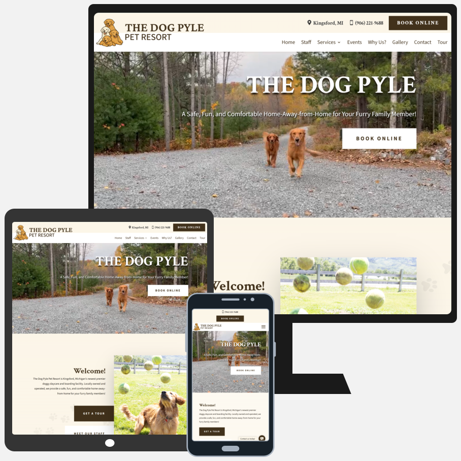 The Dog Pyle Pet Boarding in Kingsford, Michigan