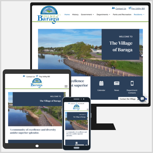 New ADA-Compliant website for the Village of Baraga New ADA-Compliant website for the Village of Baraga