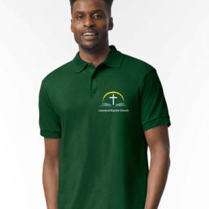 Men's Polo Forest Green Lakeland Baptist Church