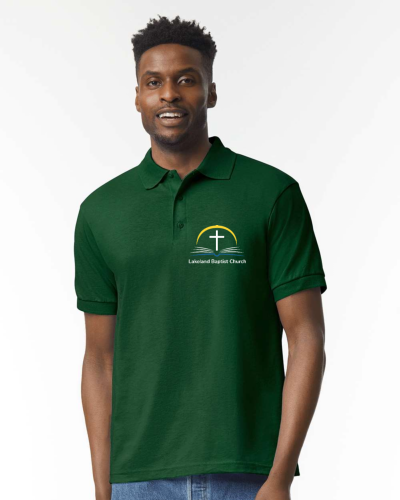 Men's Polo Forest Green Lakeland Baptist Church