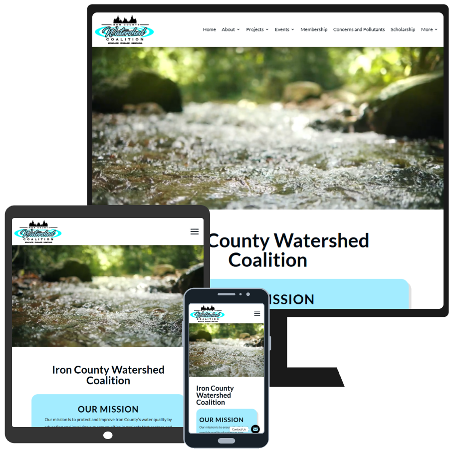 A New Website for the Iron County Watershed Coalition