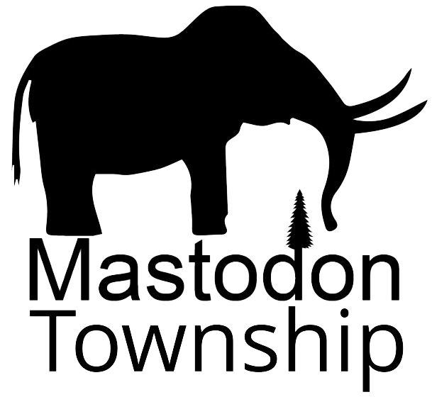 Square Logo for Mastodon Township in Iron County Michigan
